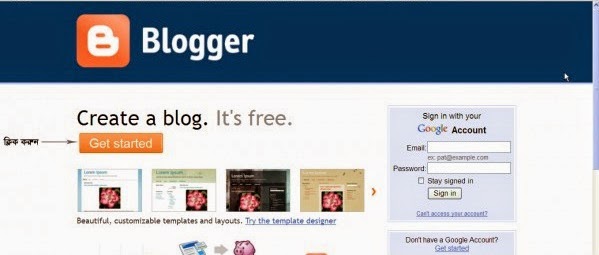 Register Your Blog Start Blogging
