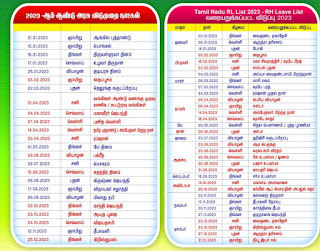 நாளை 27.11.2023 ( RH ) மதவிடுப்பு உண்டா? 