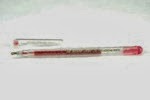 AC red glitter gel pen