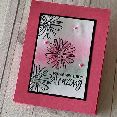 Floral handmade card using Blending Brushes and the Color & Contour Bundle from Stampin' Up!