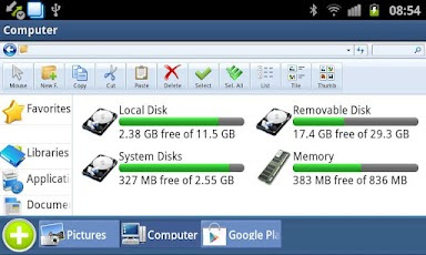 Download Windows 7 PC Style File Manager For Android Apk App