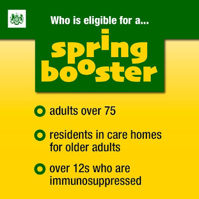 Who is eligible for a Spring booster jab in the UK