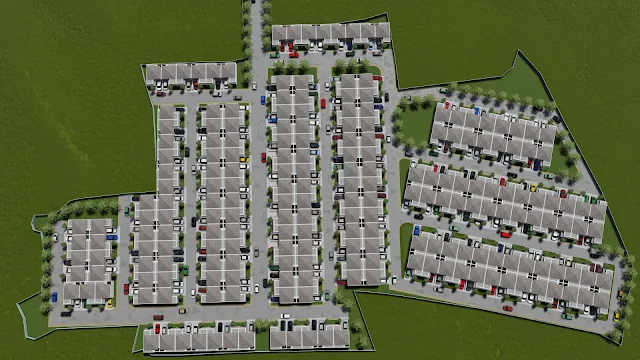 jasa gambar site plan perumahan