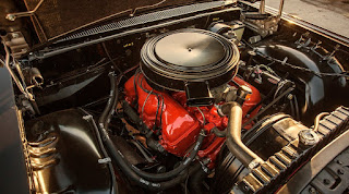 1959 Chevrolet Impala Convertible Engine 01