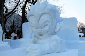 北海道 札幌 さっぽろ雪まつり ドラゴンボール ベジータ