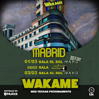 Conciertos de Wakame en Madrid en Marzo del 2024