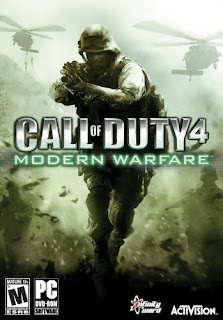 Call of Duty 4 Modern Warfare pc dvd front cover