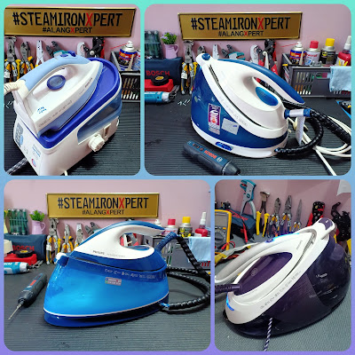 Penerangan Steam Iron Philips dan Tempat Baiki Steam Generator Iron Melaka. alangXpert, steamironXpert, xpertrepair