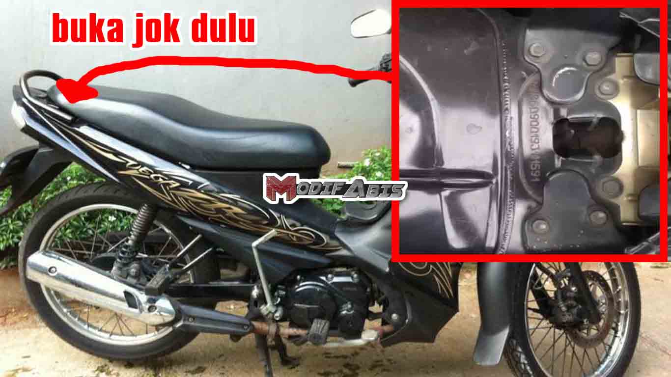 Letak Nomer Mesin Dan Nomer Rangka Yamaha Vega ZR Modif Abis