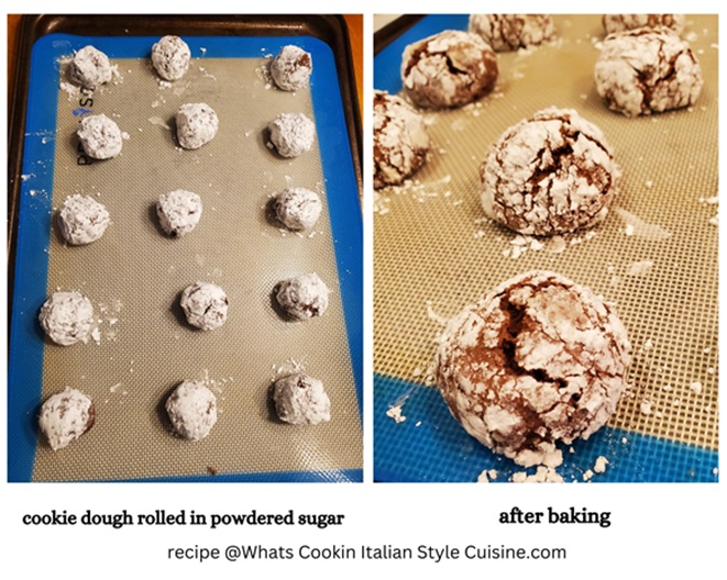 how to make cookie mix crinkles cookies