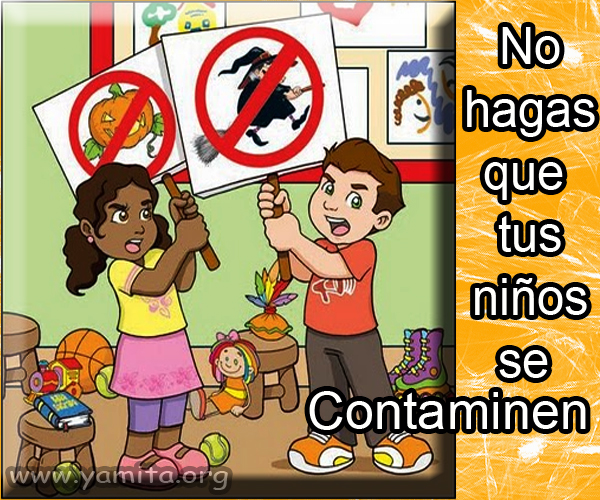 No hagas que tus niños se contaminen