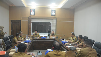 Bahas Peluang Investasi,  Wabup dr.H. Irfan Pimpin Rakor