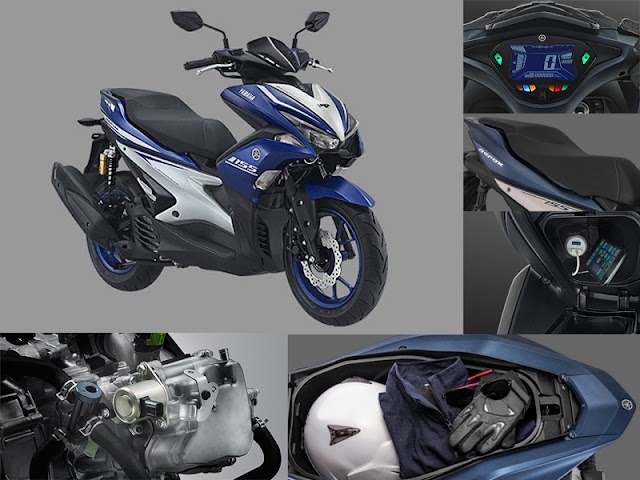 Yamaha Aerox 155, Berkendara Nyaman, Elegan, dan Sporty