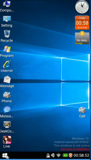 how to install windows 10 in mobile.