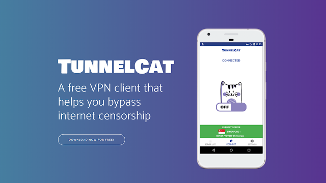 TunnelCat VPN : Globe No Load Free Internet for Android