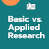 BASIC AND APPLIED RESEARCH: By Gaurav Boudh