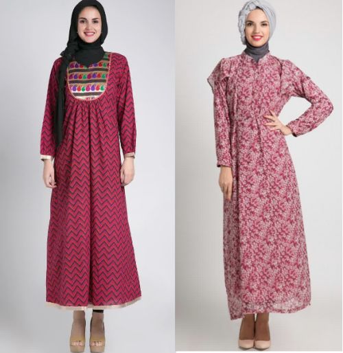  Model  Baju  Gamis  Batik  Wanita  Muslimah
