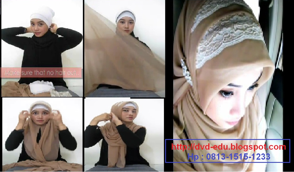 Cara Memakai Jilbab dengan Headband  Cara Berjilbab \u0026 Berhijab Modern Modis