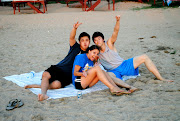 Sean, Terry, and Sam on the beach (dsc )