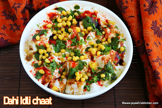 Dahi idli chaat