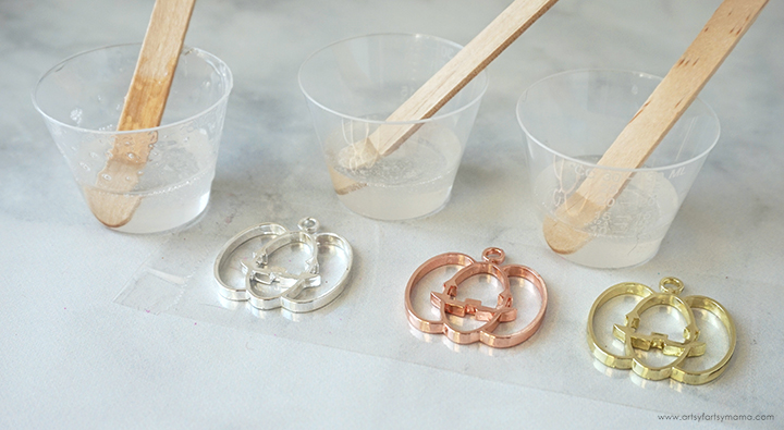 Pastel Resin Pumpkin Charms