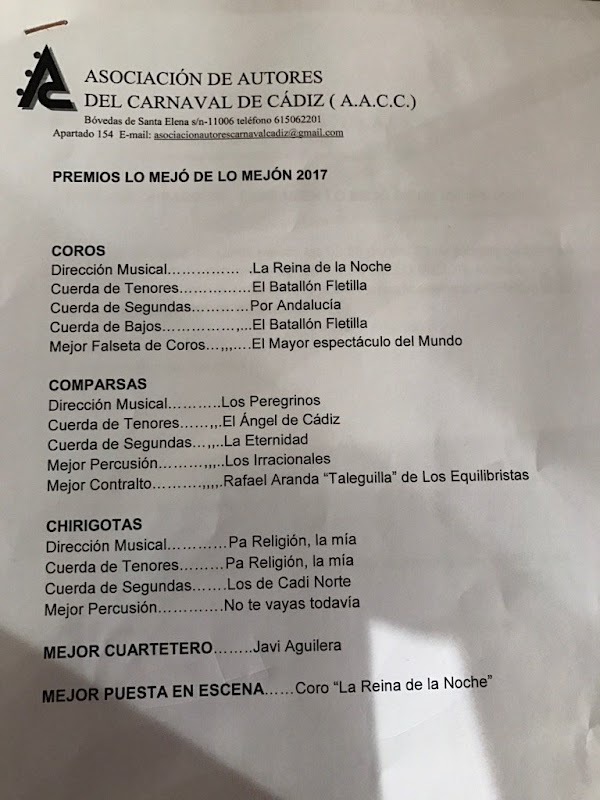 Premios Lo mejó de lo mejón