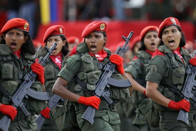 Resultado de imagen para mujeres milicia bolivariana
