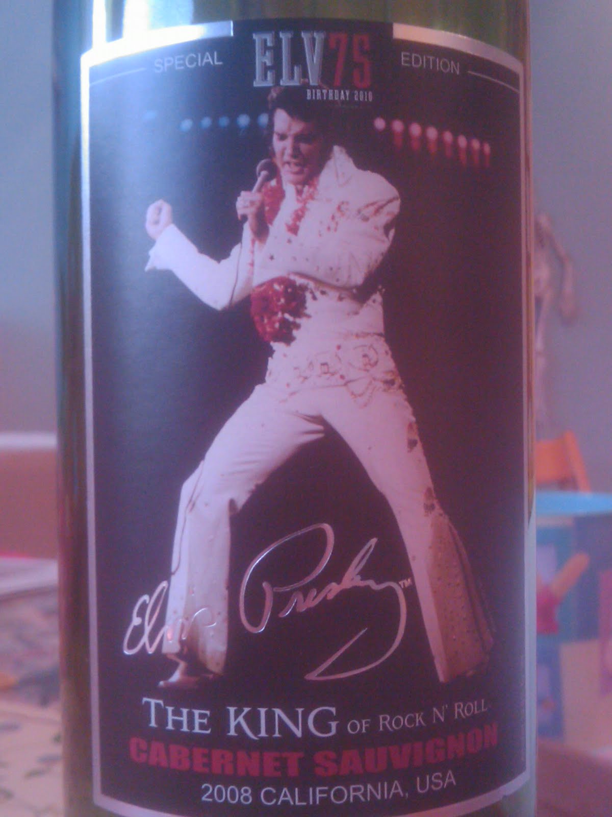 Wine In Sweden Tn Elvis The King Of Rock N Roll Cabernet