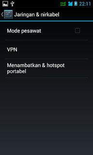 Cara Mudah Setting Handphone Android Smartfren Andromax C3 Menjadi Modem di Komputer