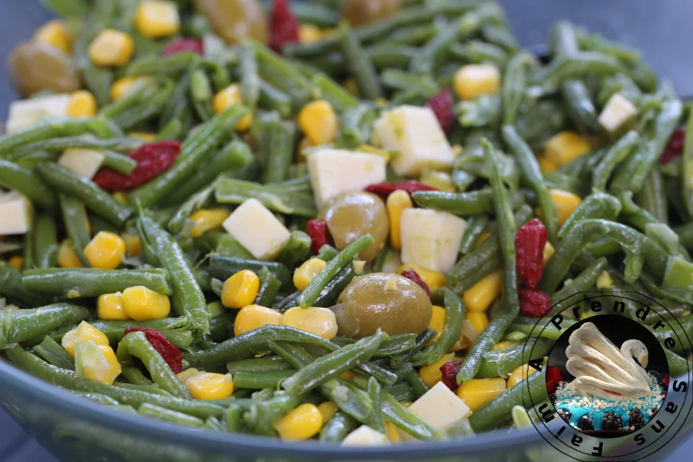 Salade d'haricots verts aux baies de goji