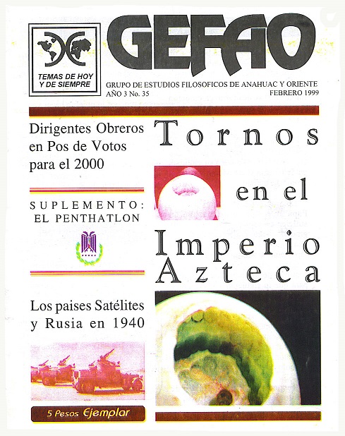 Revista GEFAO Tornos en el Imperio Azteca