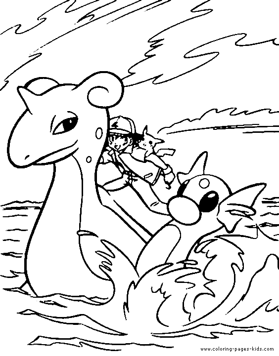Legendary Pokemon  And Friends Coloring  Pages 