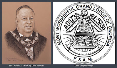 M.W. Michael Kessler. Past Grand Master. Grand Lodge of Georgia. by Travis Simpkins