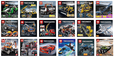 its not lego, lepin technic sets