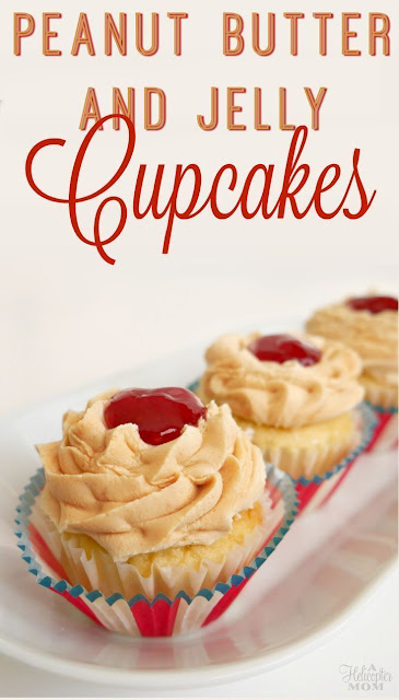 PEANUT BUTTER AND JELLY CUPCAKES RECIPE