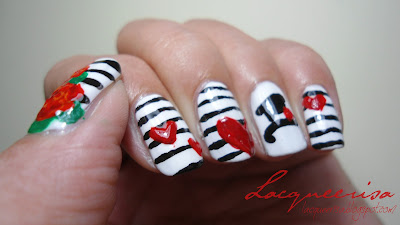 NOTD - Mime Me Some Stripes