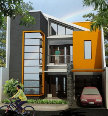 foto Rumah Mewah 2 Lantai modern