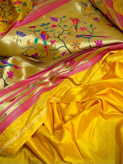 Benarasi Silk Allover Paithani Sarees