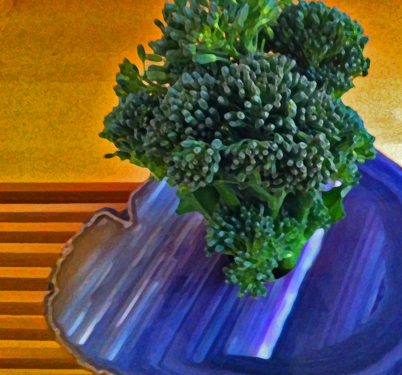 Moribana Broccolini Still Life 
