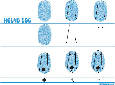 Ed Emberley's Hound Dog Drawing Page