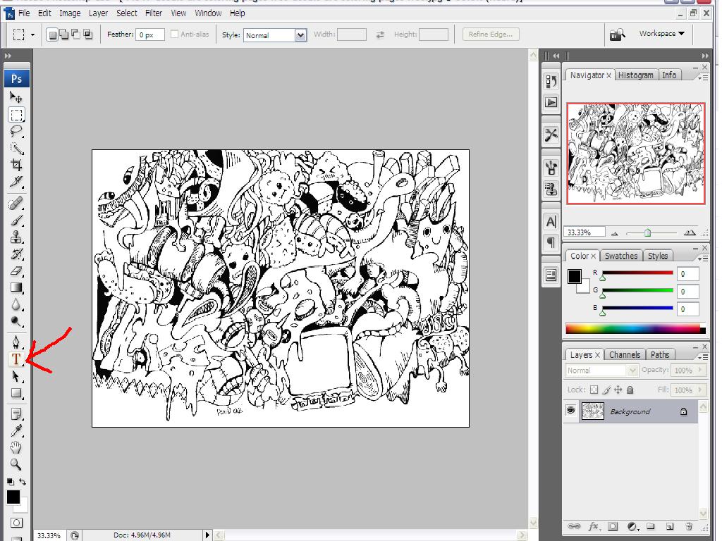 Cara Membuat Doodle Art Bagi Pemula Di Photoshop Kumpulan Blog