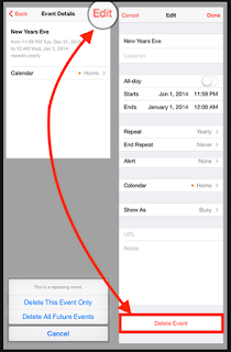 How To Delete Calendar events on iphone [Work]