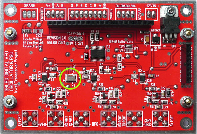 G6LBQ STM32 SI5351 Oscillator Rev 2.0 PCB Top