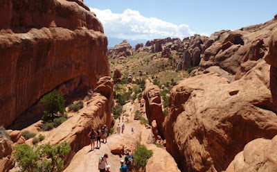 Jardín del Diablo o Devils Garden, Parque Nacional de Arches, Moab.