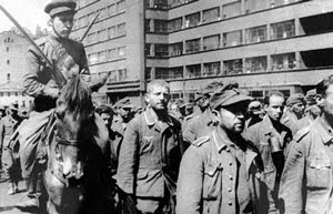 Пленные немцы в Москве 17 июля 1944 года