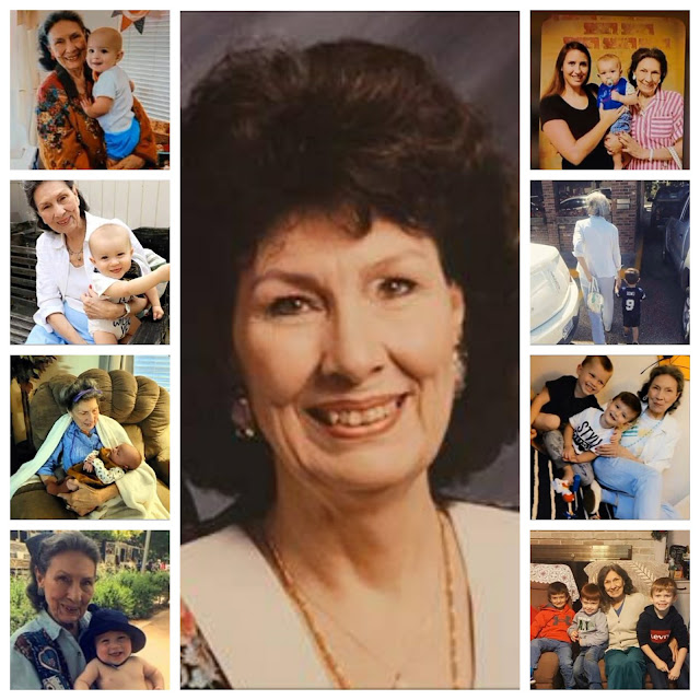 Photo Collage of Charlotte Lanier family in Texas, USA