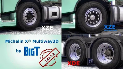Ban Michelin X Multiway 3D ETS2 1.47