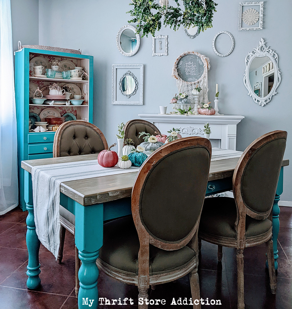 fall home tour in pastels