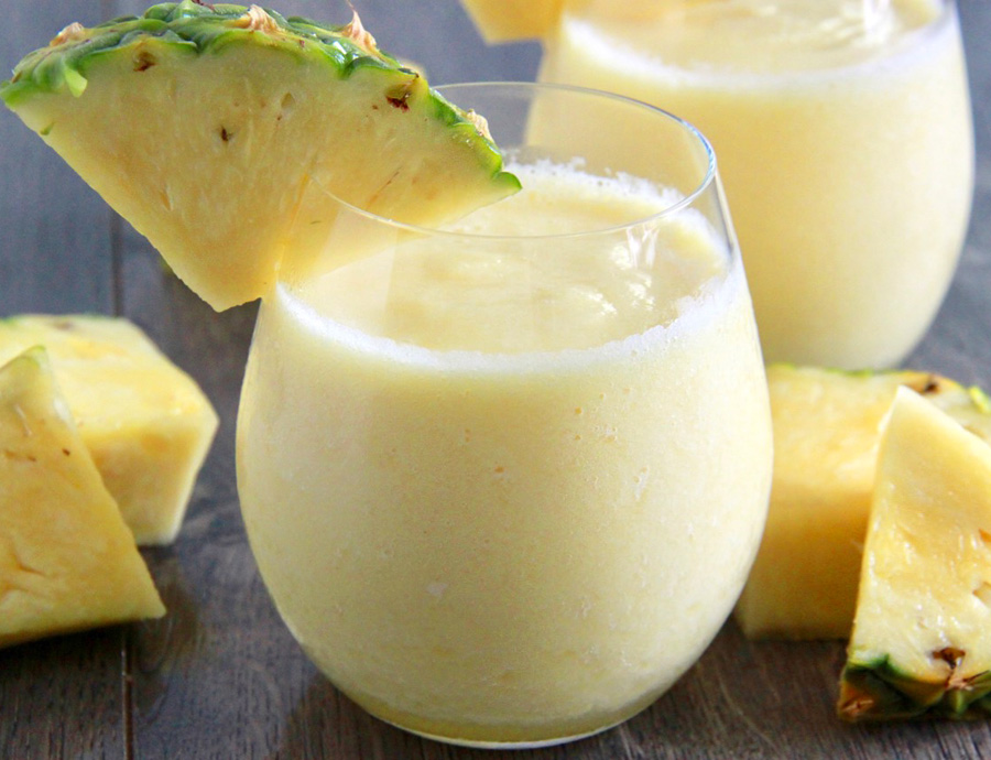 The Ultimate Pineapple Rum Slushie
