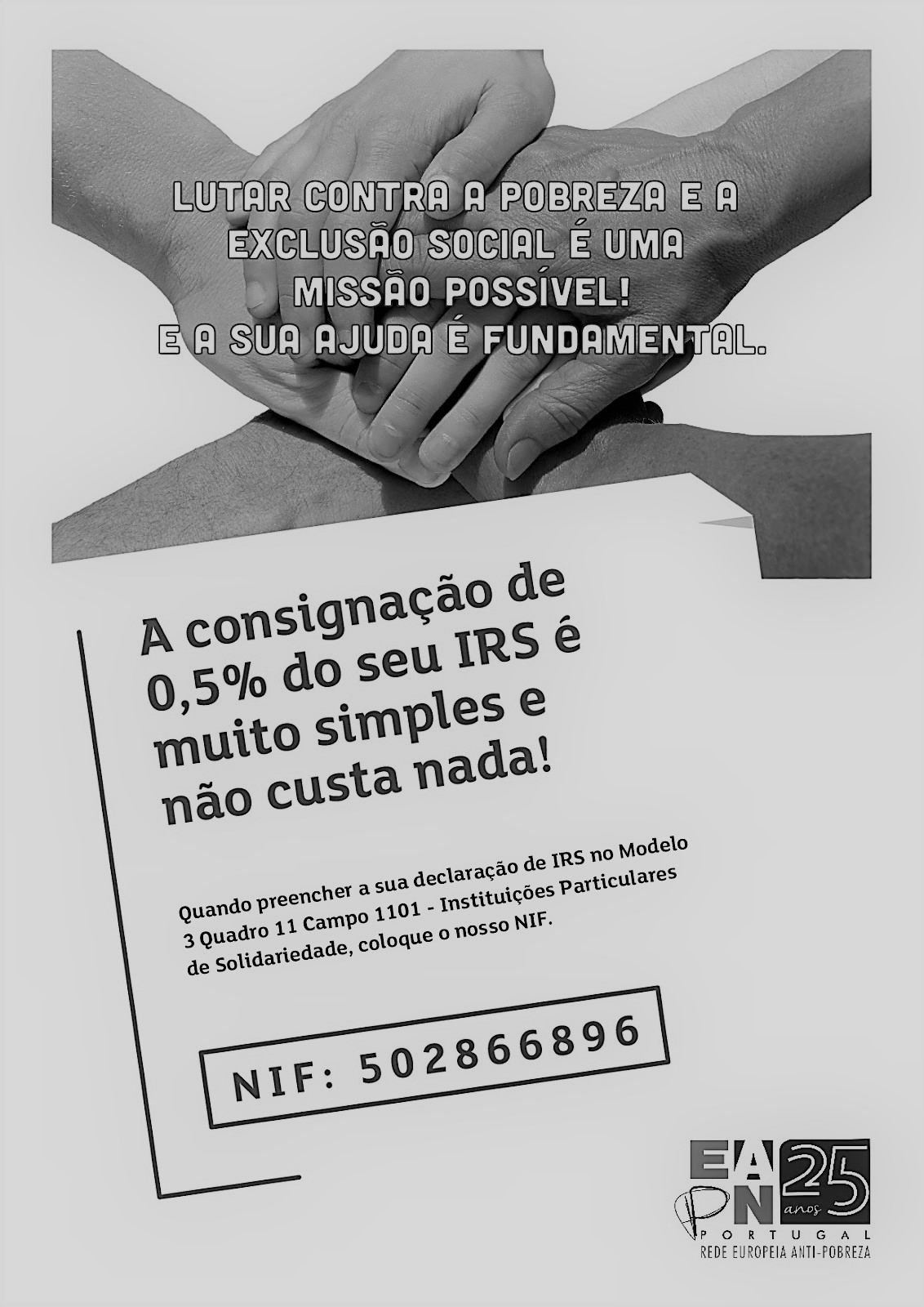 Lutar contra a pobreza e a exclusão social é uma missão 